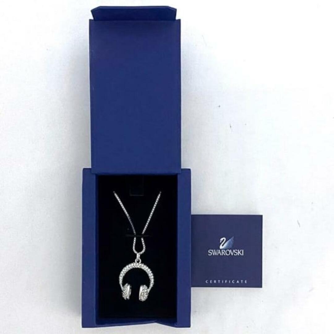 Swarovski Headphone Motif Necklace Ec-21010 Silver Clear Swarovski Headphone Motif Necklace Ec-21010 Silver Clear