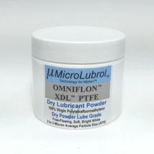 2 oz MICROLUBROL OMNIFLON XDL Virgin PTFE Dry Lubricant Powder 2-3 µm FREE BRUSH