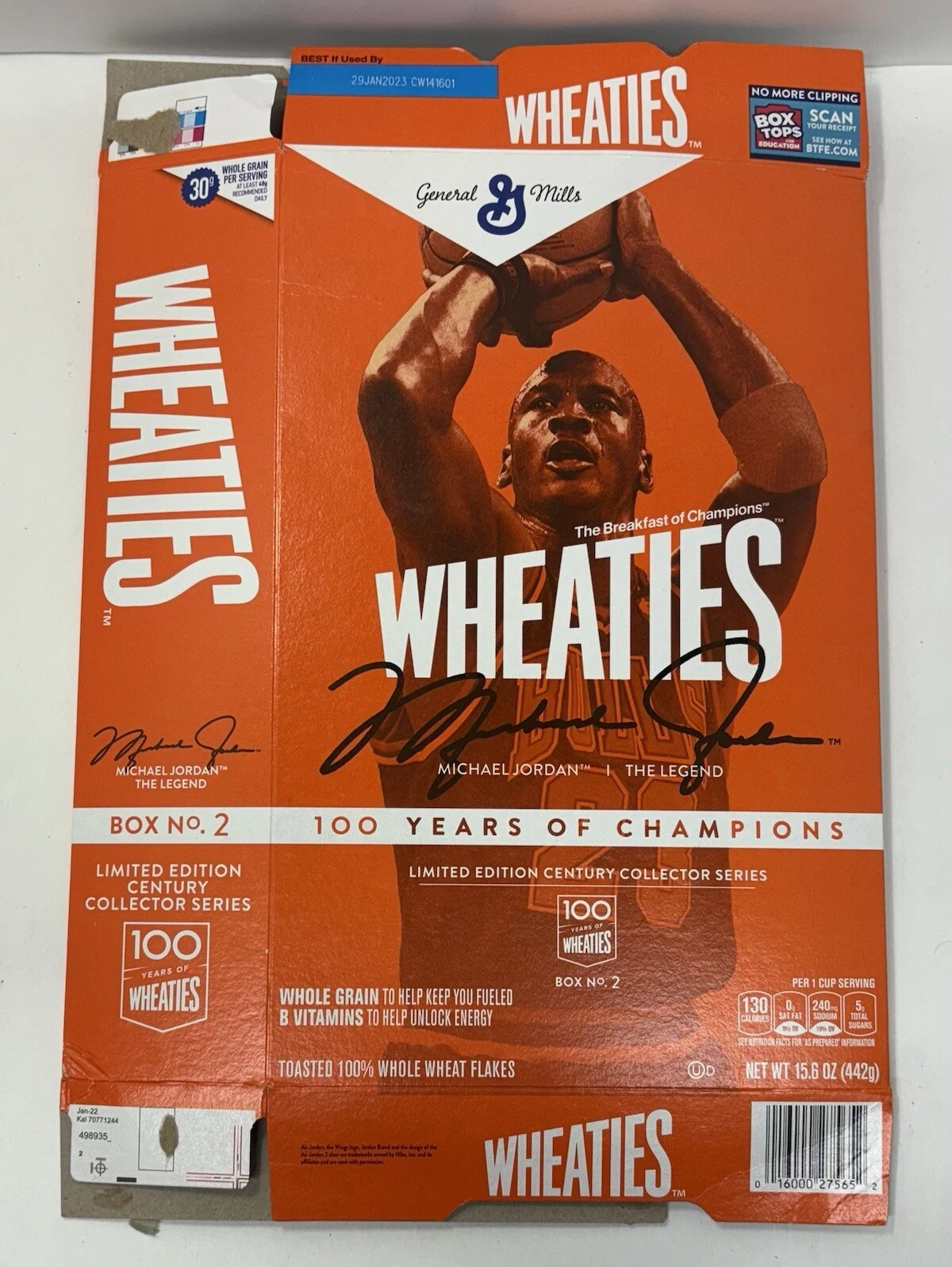 2021 MICHAEL JORDAN 100 ANNI DI CAMPIONI EDIZIONE LIMITATA GRANO VUOTO E PIATTO