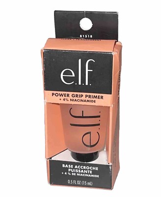 Elf Power Grip Primer 4% Niacinamide .5 US Fl Oz Clear Transparent