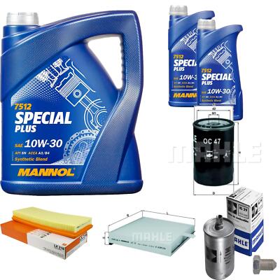 MAHLE Inspektionspaket 7 L MANNOL Special Plus 10W-30 für VW Golf II 1.8i Cat