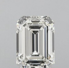 1.00-1.10CT EMERALD (CVD)-LABGROWN DIAMOND-F COLOUR VS1 CLARITY-IGI CERTIFIED