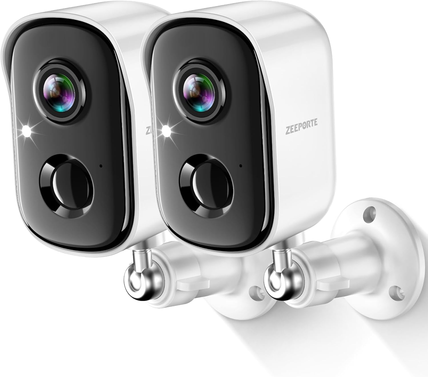 Security Cameras Wireless Outdoor, 2K Battery Powered Wifi Cameras for Home Secu