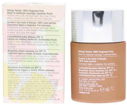 Clinique Even Better Glow # WN 94 Deep Neutral (M) Light Reflecting SPF 15(30ml) - Picture 2 of 2