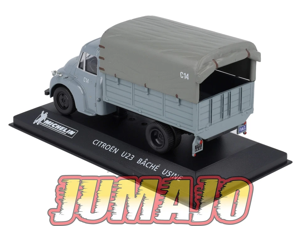 MICH6 voiture 1/43 IXO altaya MICHELIN : CITROEN U23 Bâché usine - Photo 3/4