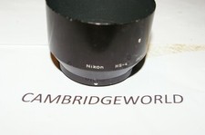 NIKON HS-4 LENS HOOD LENS SHADE SNAP ON TYPE f/ 105mm 135mm ORIGINAL NIKON BRAND