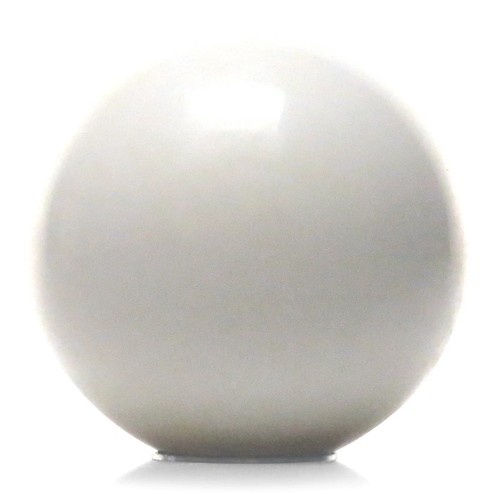 Perilla de cambio impresa con logotipo de 4 velocidades BLANCA 3/8"-16 para palancas de cambio cromadas Hurst Foto 4 de 4