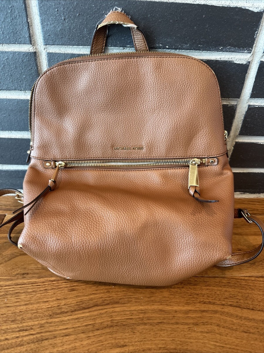 Kors Backpack Michael Kors Rhea Brown Kors Mini Rhea Mini Logo