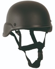 Tactical Helmet  Mich Fiber Taktischer Helm Schwarz Paintball Airsoft Gotcha