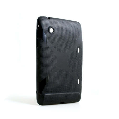 TPU Silicone Case Cover Skin in Black for HTC Flyer - Picture 1 of 1