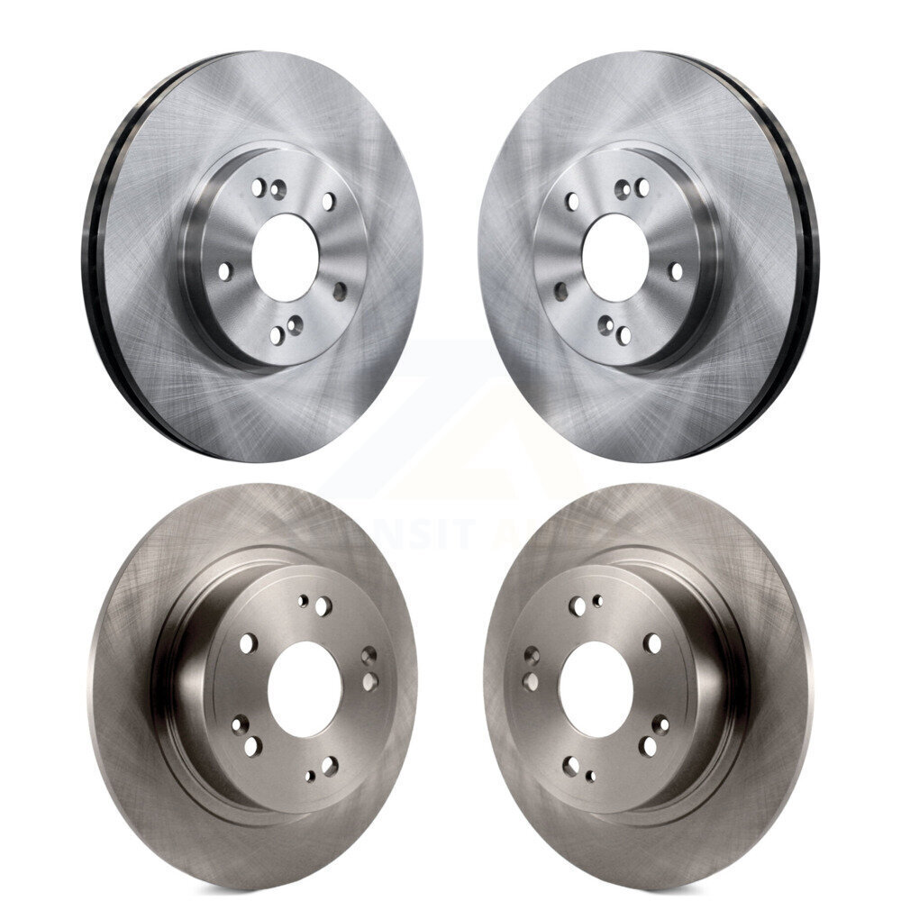 Front Rear Disc Brake Rotors Kit For Honda Accord Acura TSX K8101290