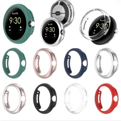 PC Watch Case Schutzhülle Displayschutzhülle Bumper für Google Pixel Watch 1/2