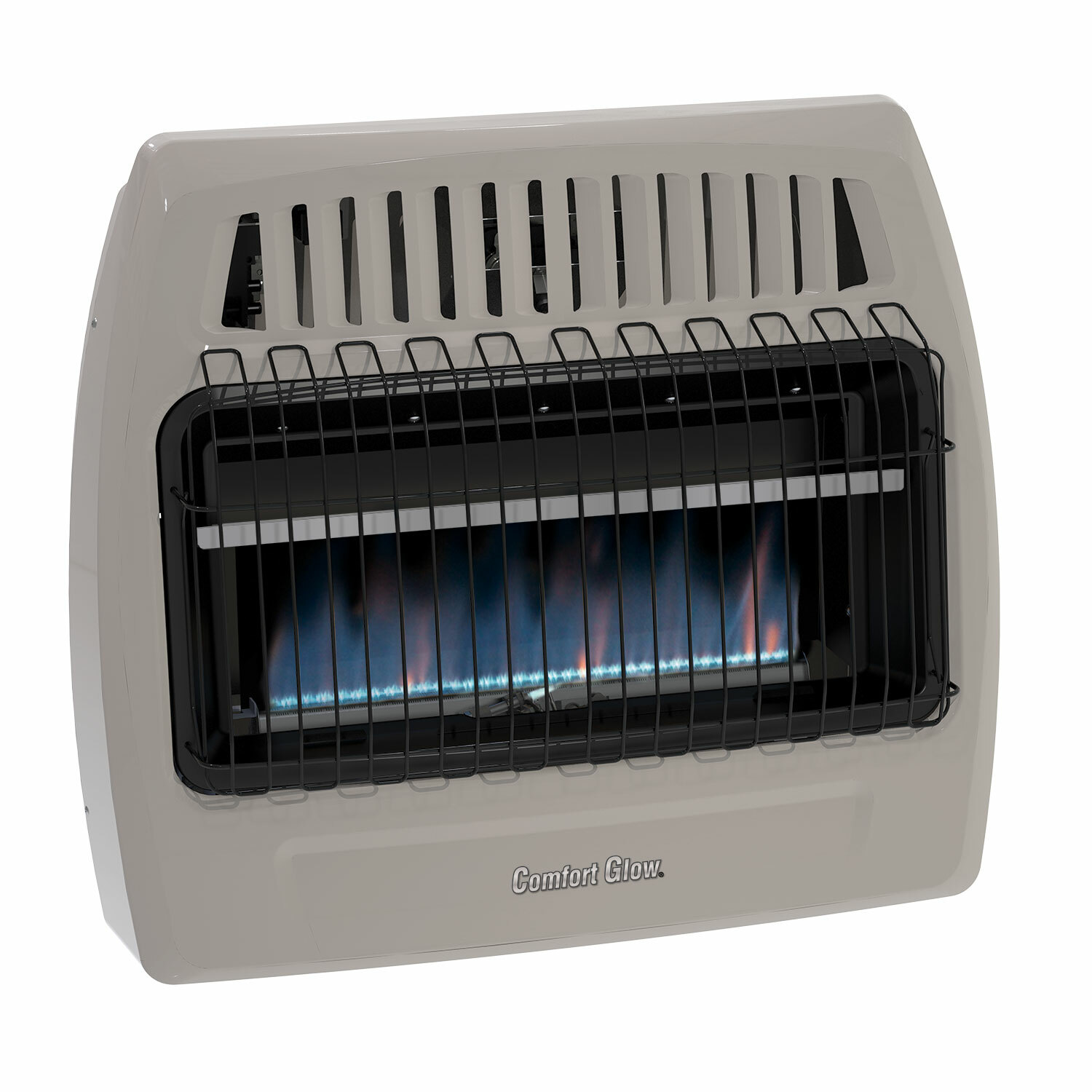 Comfort Glow Blue Flame Vent-Free 30,000 BTU Gas Wall Heater, Natural Gas/LP