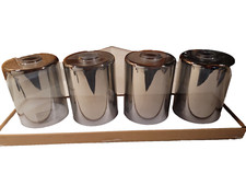 Silver Mirror Glass Cylinder Pendant Lamp Shade with 2-1/4 in. Fitter 4-Pack