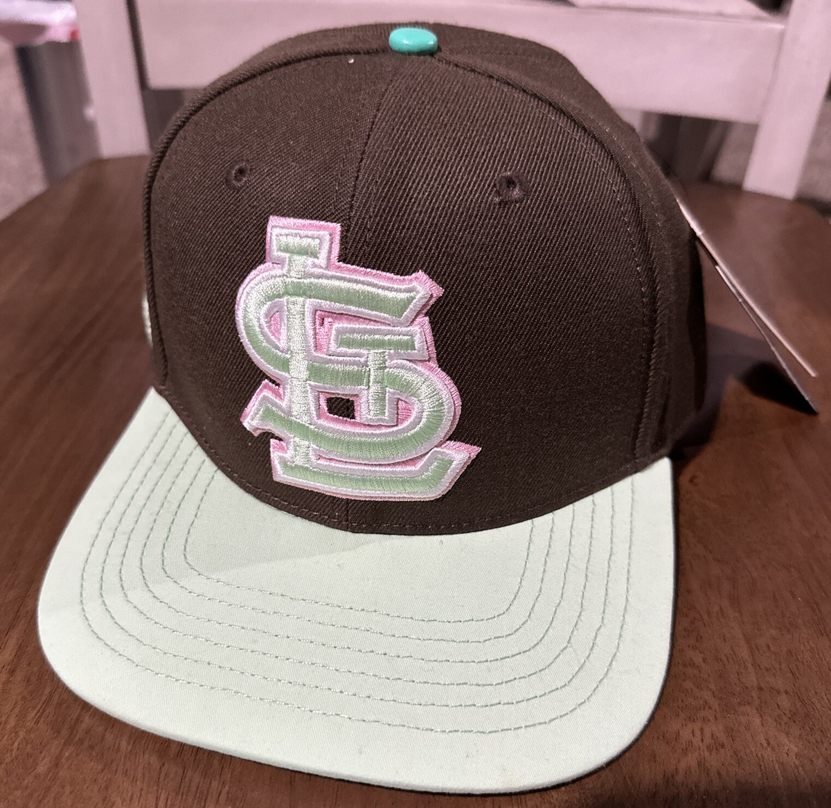 Louis Cardinals 2006 World Series Mint Pink Pro Baseball Hat