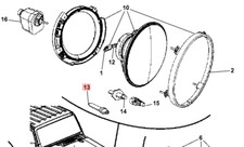 Feu avant (phare) Jeep WRANGLER