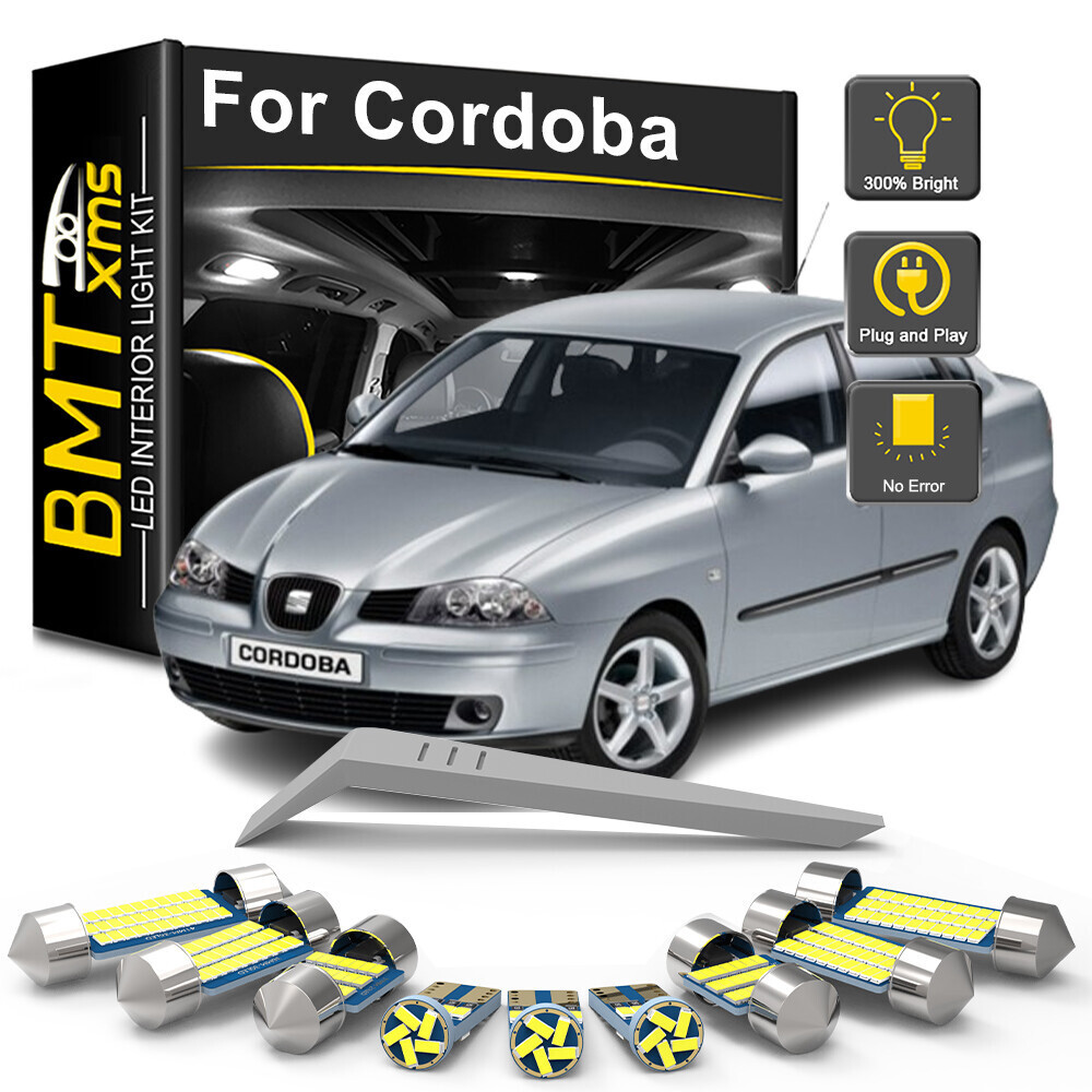 LED Interior Light Bulb For Seat Cordoba MK3 6L 6L2 2003 2004 2005 2006 - 2009