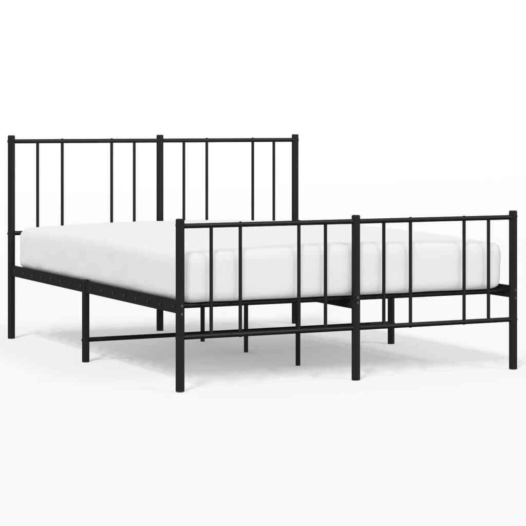 Black full size 2024 metal bed frame