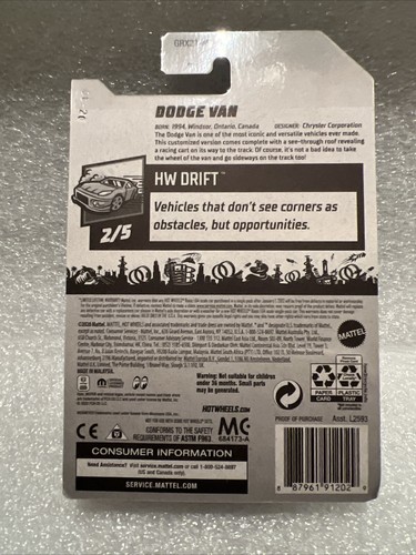 2021 Hot Wheels - DODGE VAN! #F - Foto 3 di 3