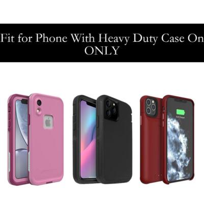 Leather Pouch Belt Clip Loop For iPhone Plus X XR MAX Fits