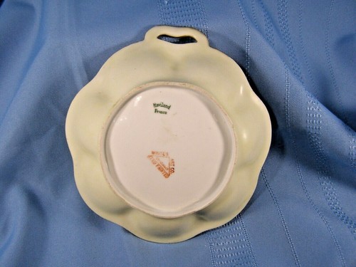 Haviland France White's Art Company Chicago Gold Leaf Dish 1920's - Picture 5 of 7