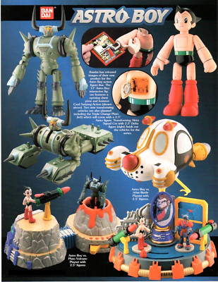 2004 Action Figures Toy PRINT AD ART - ASTRO BOY - BANDAI - ATLAS