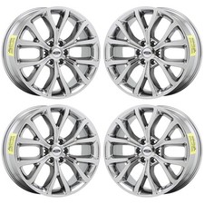22" Ford Expedition Bright Chrome wheels rims Factory OEM set 10145 EXCHANGE