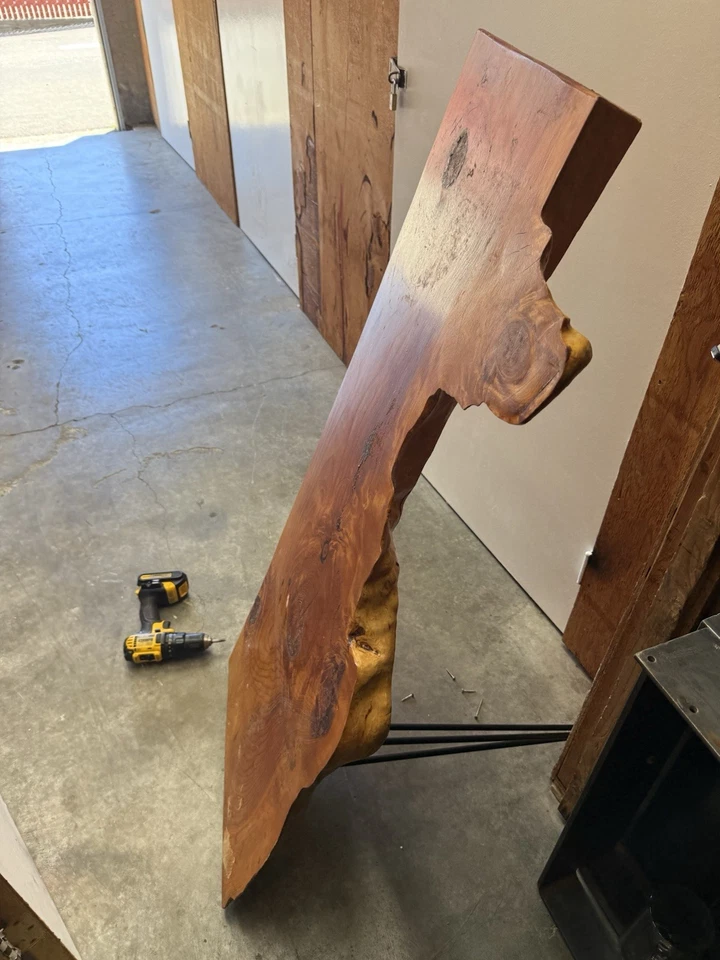 Finished And Stained Live Edge Walnut Wood Desk-console Table Tv Stand- - Image 4 of 4