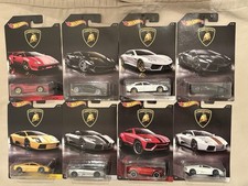 HOT WHEELS LAMBORGHINI SERIES WALMART EXCLUSIVES SET OF 8 CARS PRE-OWNED