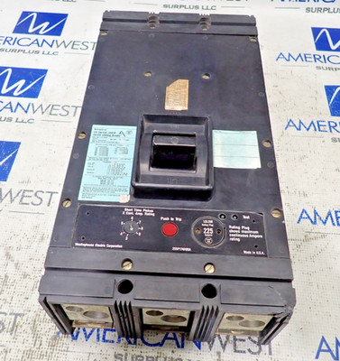 Westinghouse LCL3250F w/ 225 amp Rating Plug 200kA@480v  LCL3225 - Tested (chip)