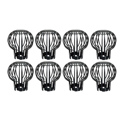 3X(8 StüCk Kunststoff-Dachrinnenschutz, Fallrohr-Laubschutz, Fallrohrfilter1862 - Bild 1 von 8