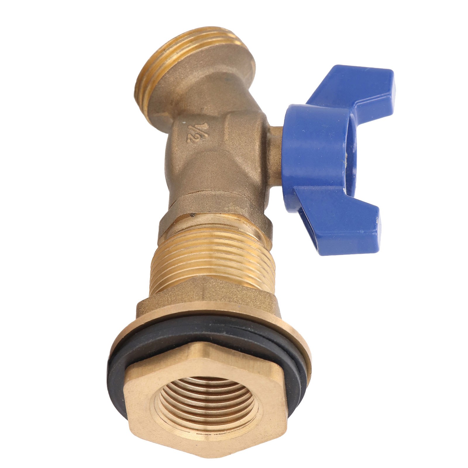 Ball Valve Quarter Turn Water Tank Spigot Rain Barrel Valve With Bulkhead Fittin