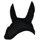 Equest Fly Ear Classic with Cord, Black/Black - L Regular Fly Protection