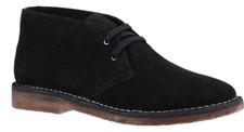 Mens Hush Puppies Samuel Desert Chukka Leather Comfort Ankle Boots Sizes 7 to 12