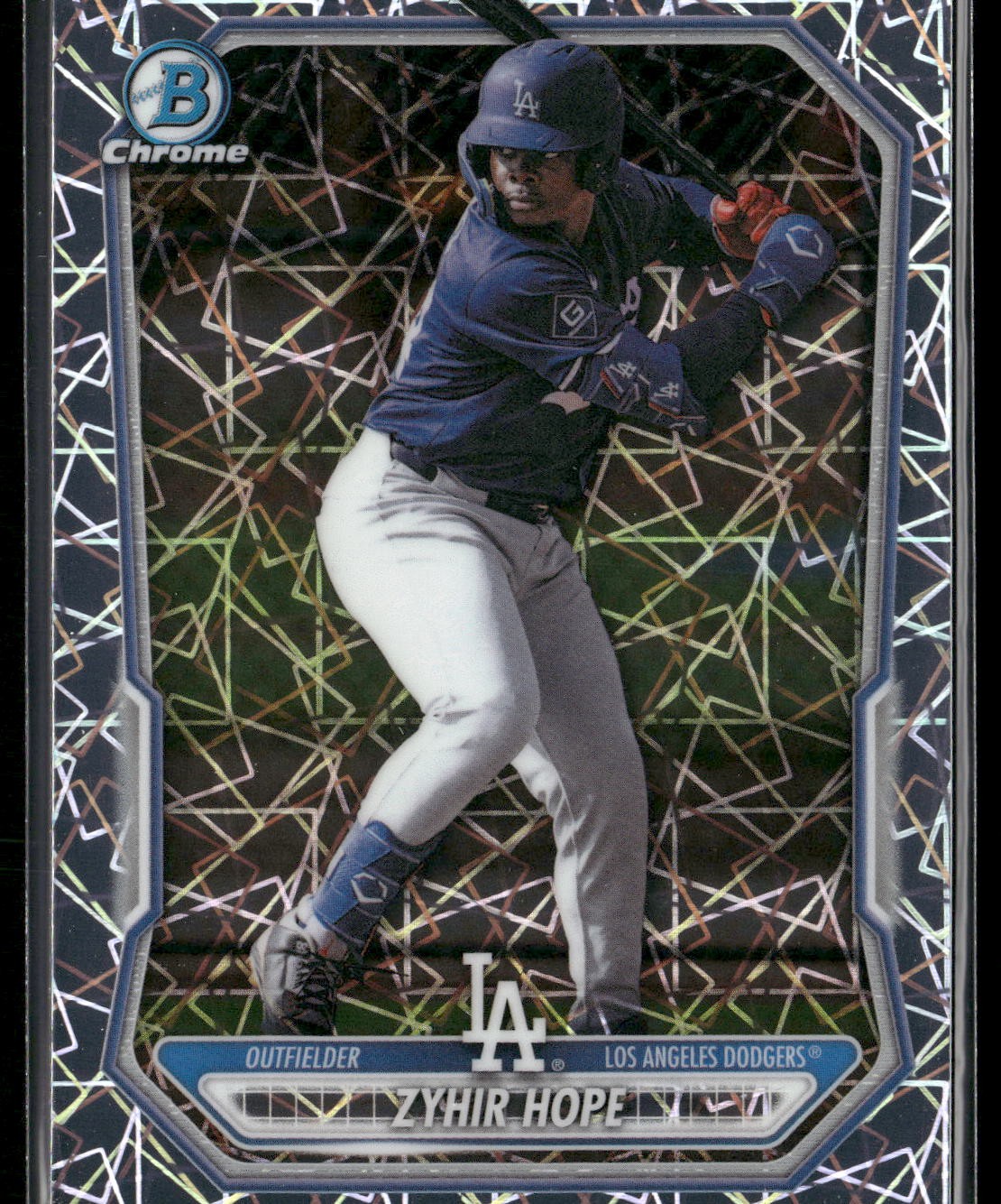 2026 Bowman #BCP-86 Zyhir Hope Chrome Prospects Lazer Refractor