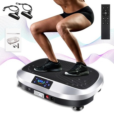 3D Vibrationsplatte Vibrationstrainer Fitness Rüttelplatte 120 Level Body Shaper