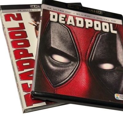 Deadpool 1 & 2 4K Ultra HD Blu-ray Movie Set Super Duper Cut Marvel Excellent