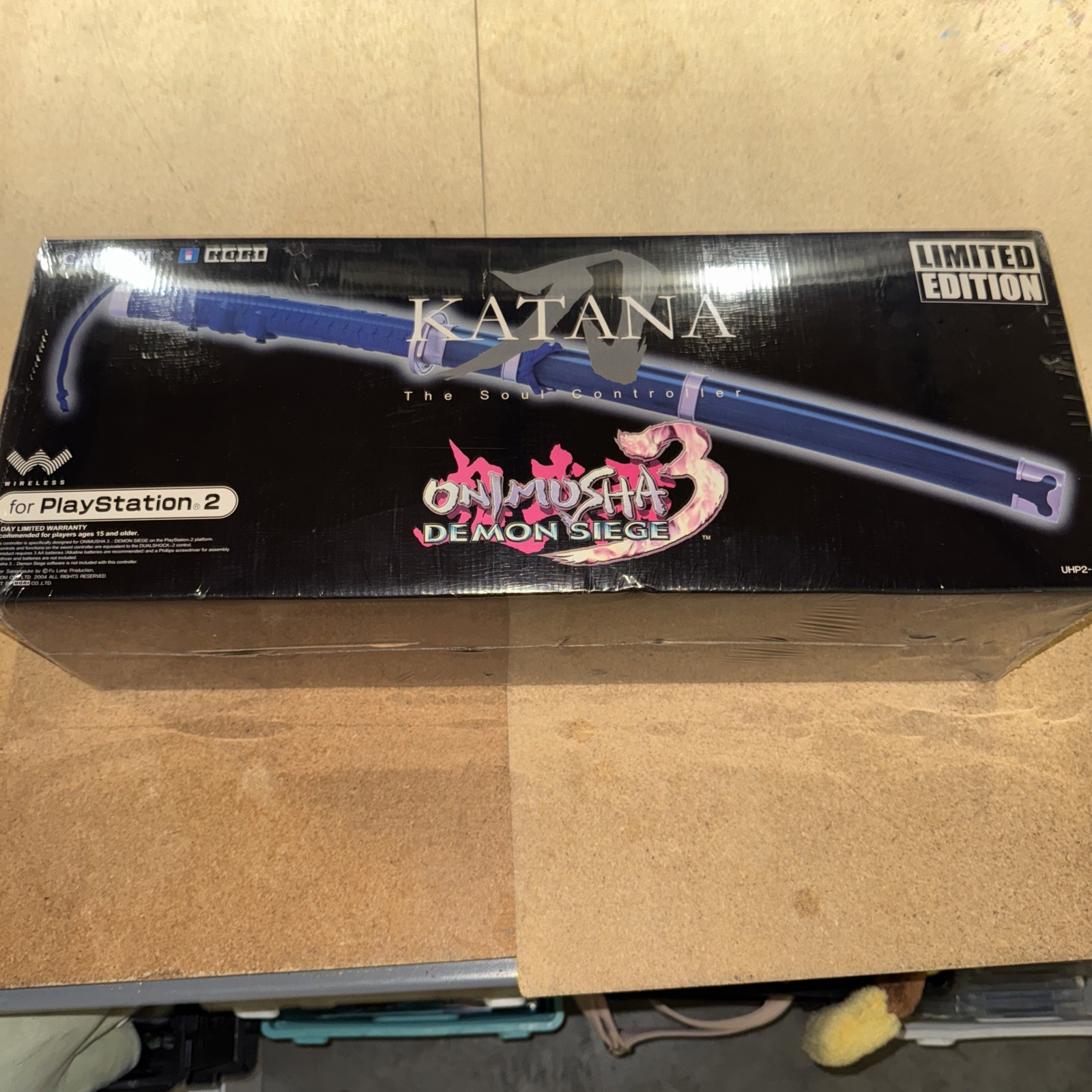 Onimusha 3 Demon Siege Soul Katana Sword Controller Playstation 2 PS2