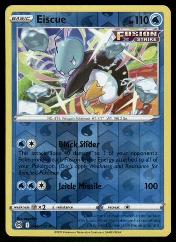 Eiscue 044/172 - Brilliant Stars - Reverse Holo Rare NM
