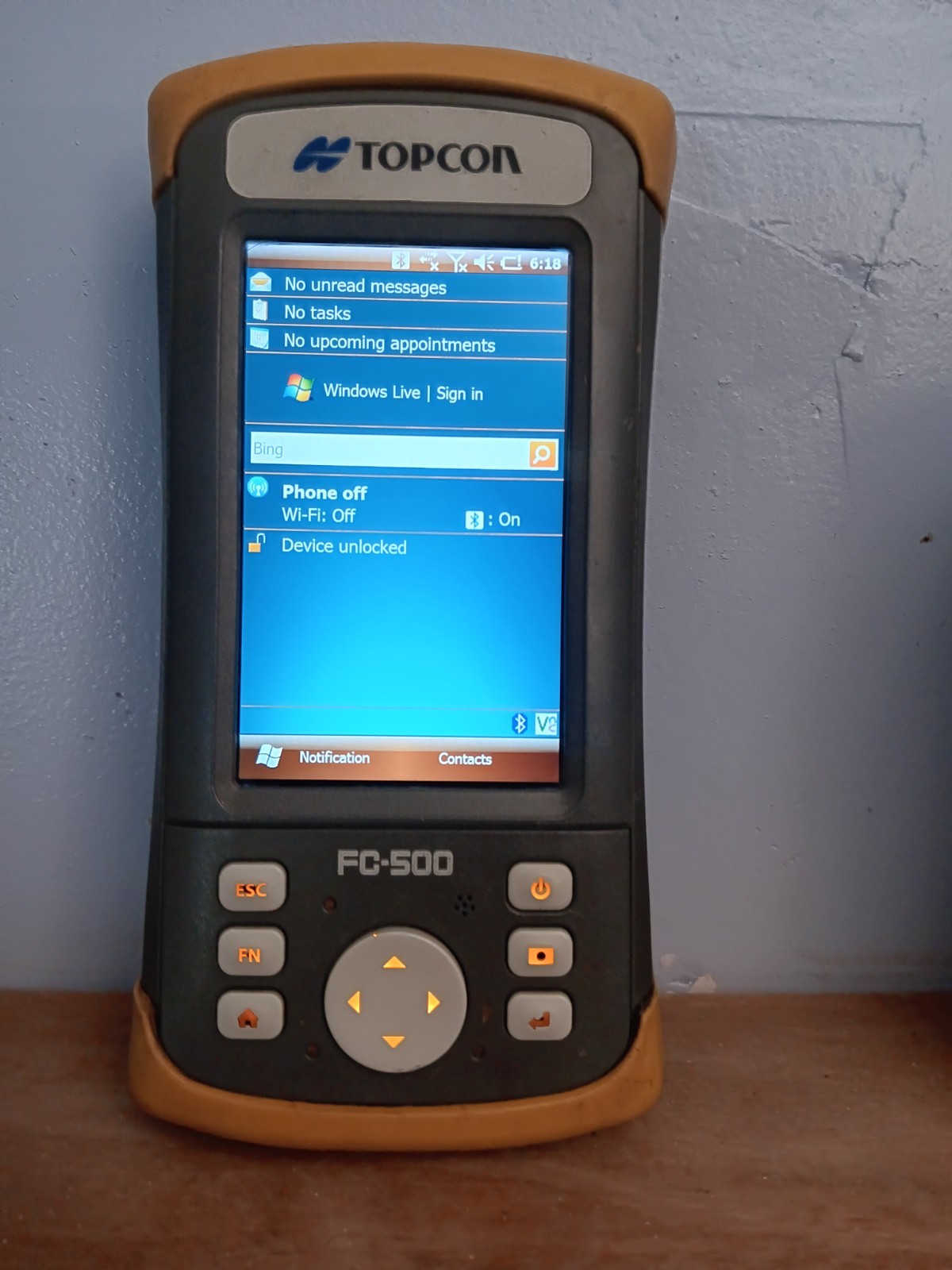Topcon FC-500 Data Collector Field Controller Used Survey Equipment 259