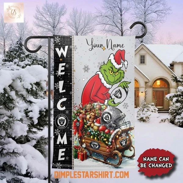 Las Vegas Raider The funny character Christmas Garden Flag