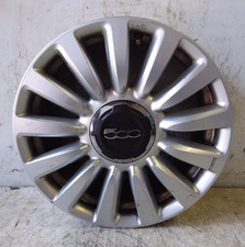 2014-2020 Fiat 500 4 Dr 16x6-1/2 Aluminum Alloy Wheel Rim 13 Spoke Silver Oem