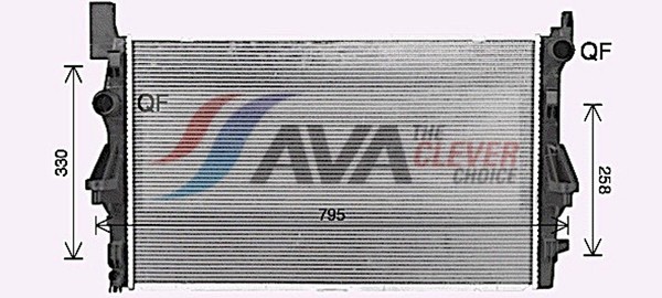 MotorküHler WasserküHler AVA Clever Choice MS2732 FüR Mercedes Vito Mixto Double-image