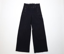 Vtg 40s 50s World War II Mens 30x30 Naval Cracker Jack Wool Bell Bottoms Pants