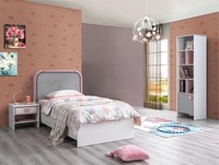 Kinderzimmer Set Kinderbett Nachttisch Buecherregal Top-QualitäT Weiß Modern