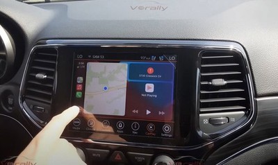 Car Radio Stereo For Jeep Grand Cherokee 2014-2018 Apple Carplay Android 14 GPS