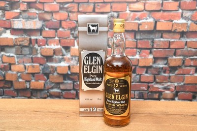 GLEN ELGIN 12 years Pure Highland Blended Malt Whisky 43% 750ml White Horse