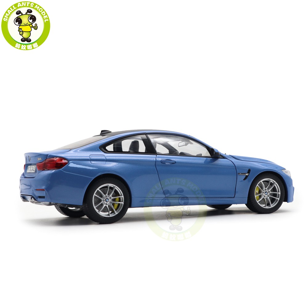 1/18 Paragon BMW M4 F82 2014 Blue Diecast Model Car Friends Gifts