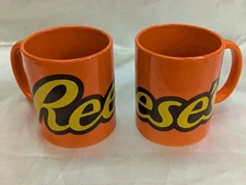 Reese's Peanut Butter Cup Coffee Mug Set Galarie 4” Tall ~ Set of 2