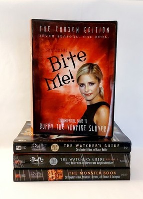 Buffy The Vampire Slayer Book Bundle: Bite Me, Watchers Guides & Monster Book PB